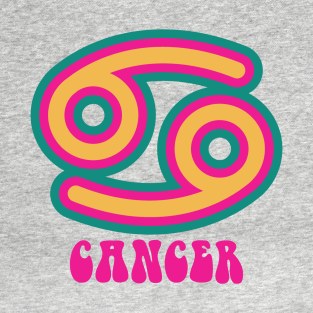 Cancer Vintage Soul, Zodiac Sign 2 T-Shirt